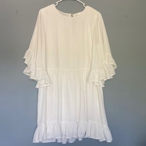 White impressions boutique mini dress